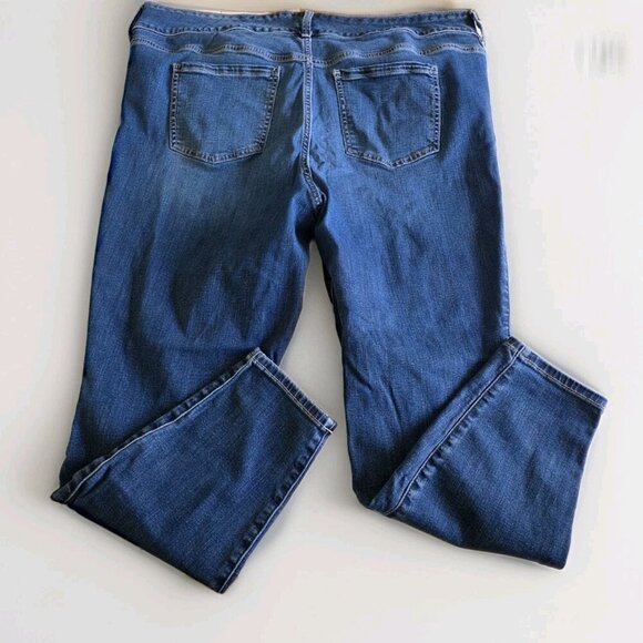 Torrid Jegging Women 22R Blue High Waist Tapered Stretch Western Zip Super Soft - Picture 14 of 16
